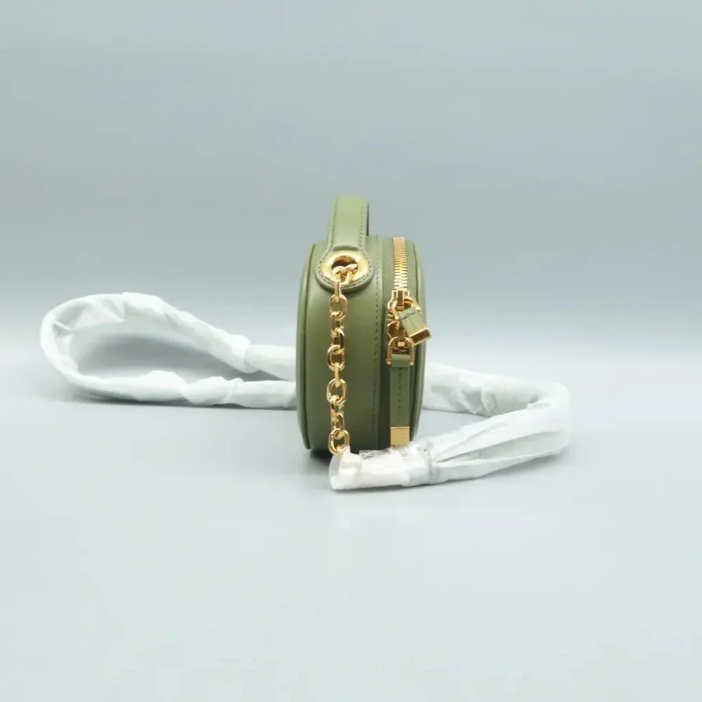 100% Authentic Dior CD Signature Green Leather Shoulder Bag 1915-08824 - Picture 5 of 12